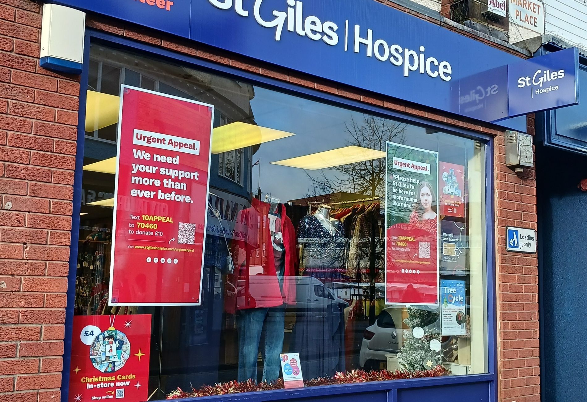 Front of Cannock shop
