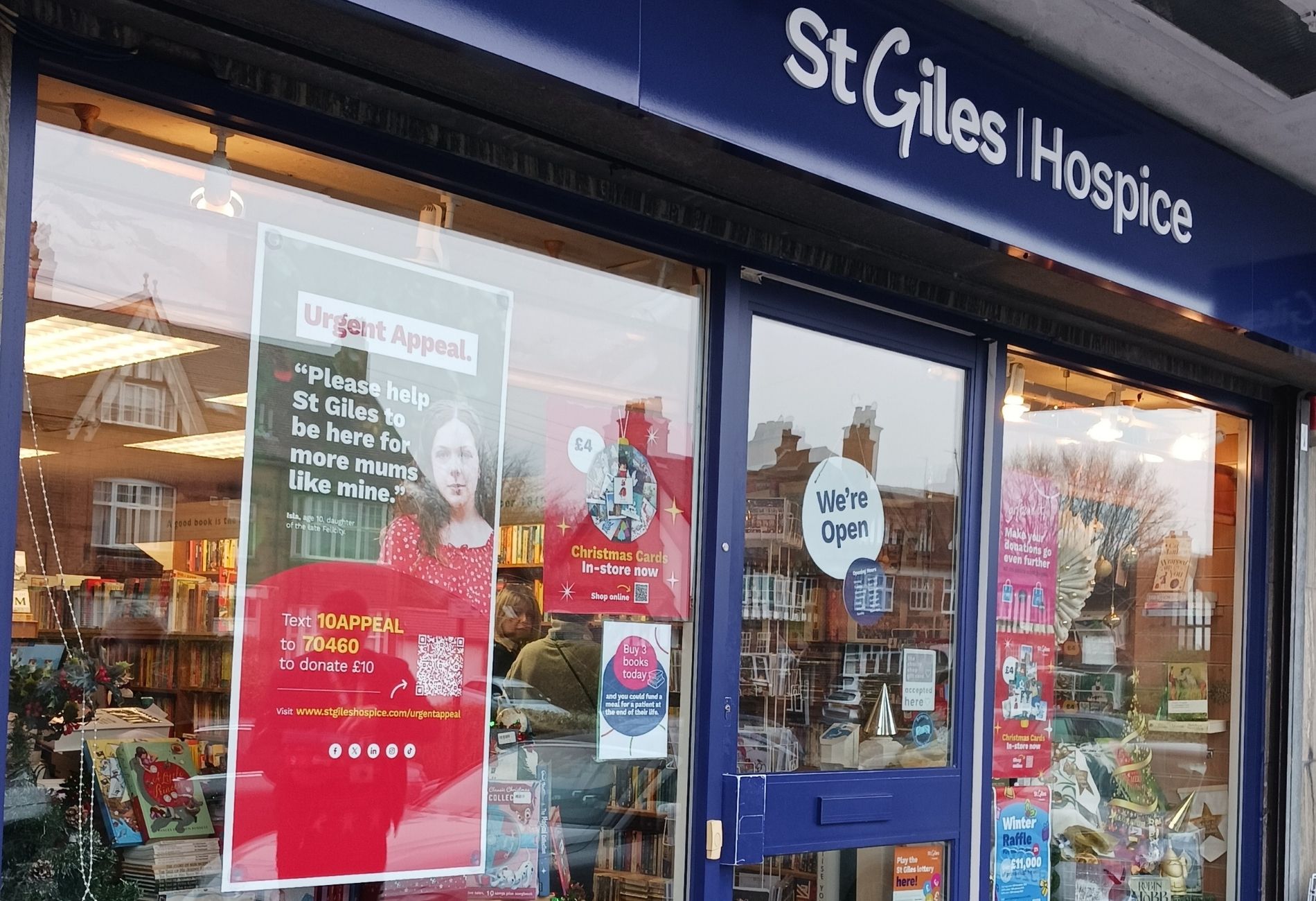 Front of Mere Green bookshop