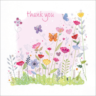 Wild flowers thank you