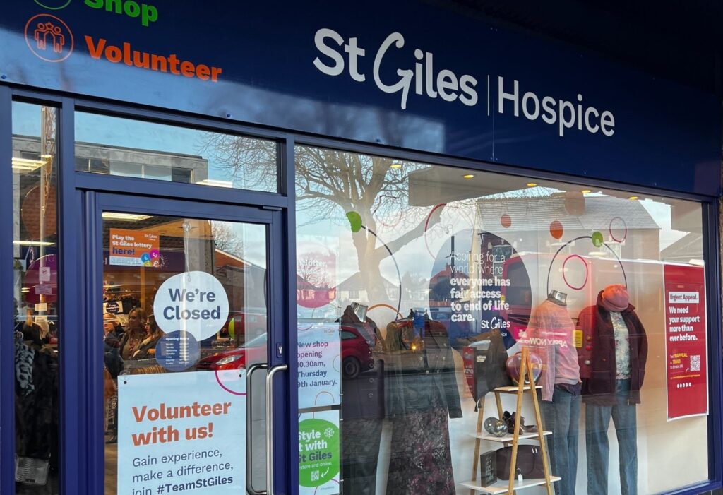 The front of the Brownhills shop