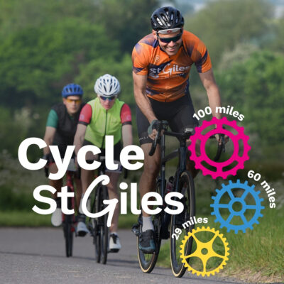 Cycle St Giles cyclist