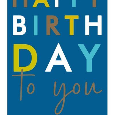 Happy Birthday To You