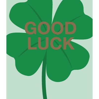 Good Luck - Four Leaf Clover