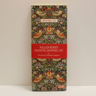 Magnetic Shopping List - William Morris - Strawberry Thief